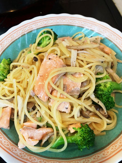 サーモンの和風パスタ-レシピのメイン写真