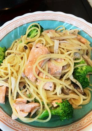 サーモンの和風パスタ-レシピのメイン写真