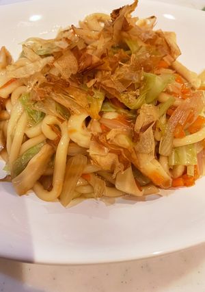 余り物で焼きうどん-レシピのメイン写真