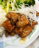 柔らか〜ぁ厚切り豚ロース肉の甘酢焼き