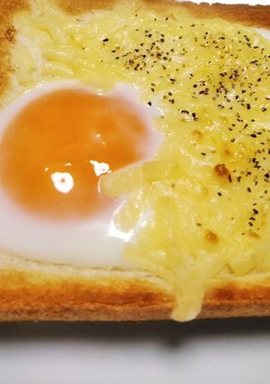お月見トースト チーズの誘惑うまみ-レシピのメイン写真