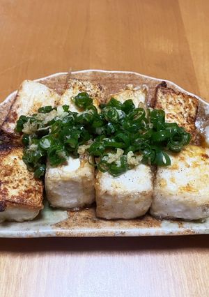 胡麻油香る焼き揚げ豆腐-レシピのメイン写真