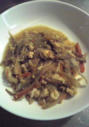 ささがきごぼうの炒り豆腐-レシピのメイン写真