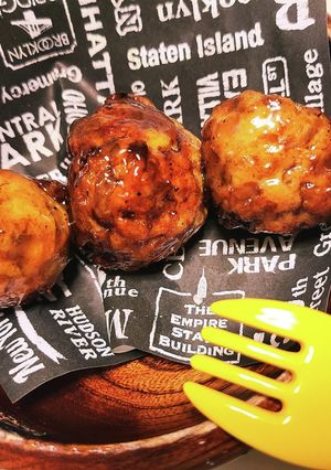 食卓、弁当にはっちゃけ鶏むねミートボール-レシピのメイン写真