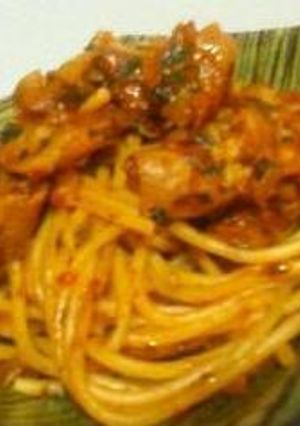 シソ＆ベーコンのトマトパスタ-レシピのメイン写真