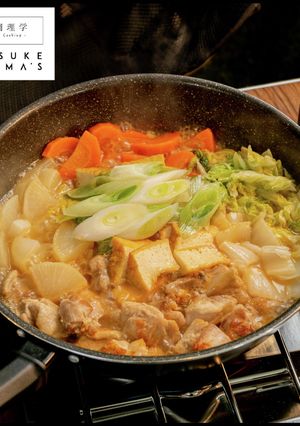 調味料は3つ。作り方1つで究極の鶏鍋-レシピのメイン写真