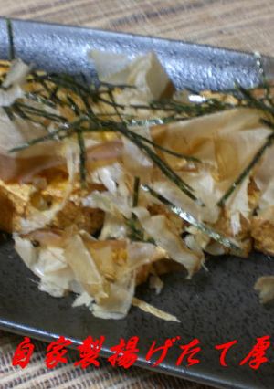 自家製揚げたて厚揚げ豆腐-レシピのメイン写真