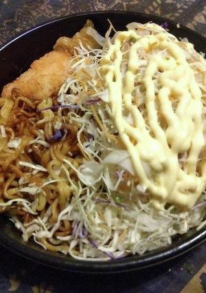 レンジサラダ焼きそば-レシピのメイン写真