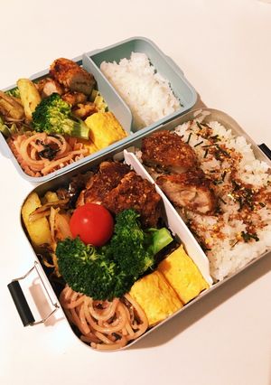 高1娘、社会人息子　弁当-レシピのメイン写真