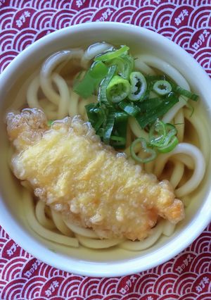 お店風!簡単!いか天うどん♪-レシピのメイン写真