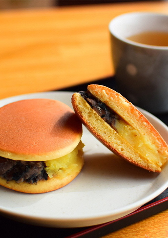 黒豆と栗きんとんのどら焼き-レシピのメイン写真