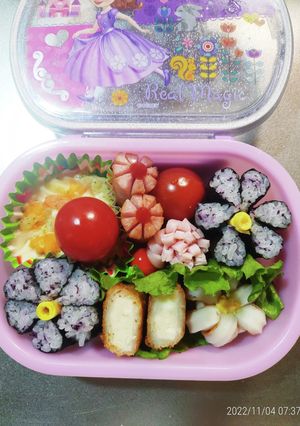 お花お弁当-レシピのメイン写真