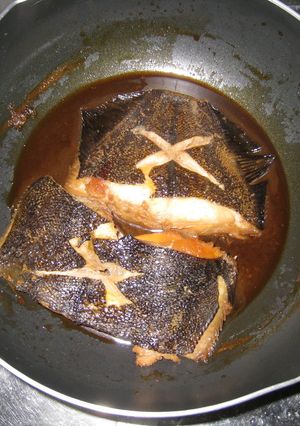 子持ちカレイの甘辛煮-レシピのメイン写真