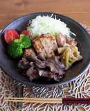 牛タンと豚肉のわさび味噌漬け