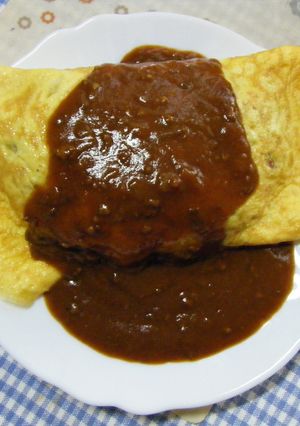 カレーの残り♪　オムカレー-レシピのメイン写真
