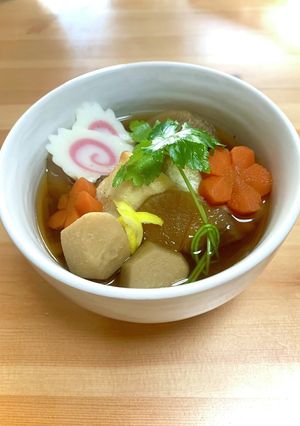 雑煮　とある神奈川の家庭編（江戸雑煮）-レシピのメイン写真