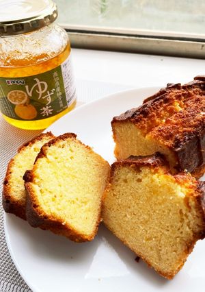 ゆず茶パウンドケーキ-レシピのメイン写真