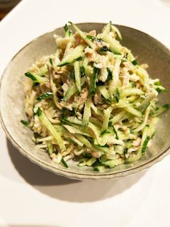 切干大根ときゅうりの胡麻ツナマヨ-レシピのメイン写真