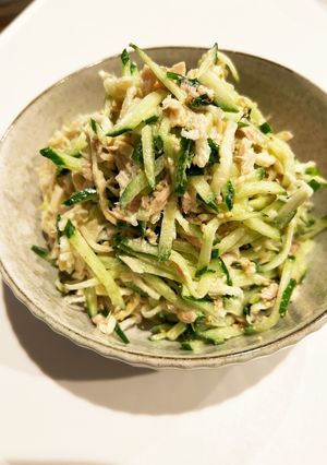 切干大根ときゅうりの胡麻ツナマヨ-レシピのメイン写真