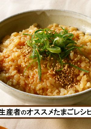 鶏ガラで中華風なたまごかけご飯-レシピのメイン写真