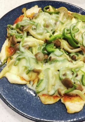 ササミでピザ٩( ´ω` )و-レシピのメイン写真
