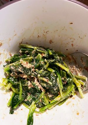 ほうれん草のめんマヨおかか和え-レシピのメイン写真