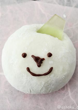 雪だるま大福-レシピのメイン写真