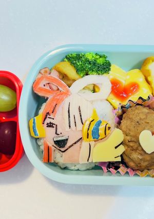 キャラ弁♡ウタ♡ワンピース-レシピのメイン写真