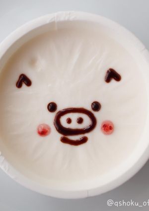 子ぶたさんのレアチーズケーキ-レシピのメイン写真