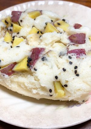 すぼら母ちゃんの簡単さつまいも蒸しパン-レシピのメイン写真