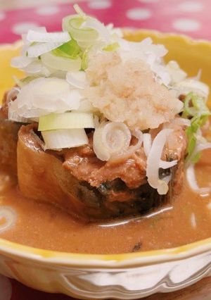 *サバ味噌煮缶を食べる*-レシピのメイン写真