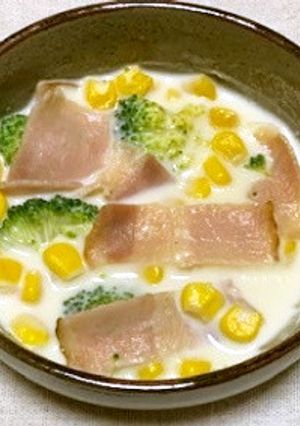 やさしい豆乳スープ-レシピのメイン写真