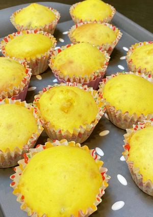 【保育園おやつ】かぼちゃケーキ-レシピのメイン写真