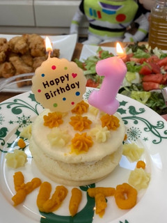 お誕生日ケーキ1歳-レシピのメイン写真