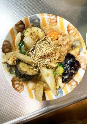 きな粉コク旨梅味噌味豚こま大根青椒肉絲風-レシピのメイン写真
