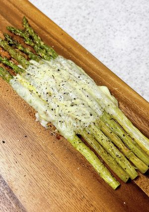 アスパラガスのガーリックチーズ焼き-レシピのメイン写真