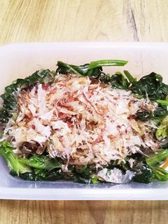 レンジで簡単ほうれん草のお浸し-レシピのメイン写真