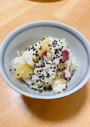 さつまいもご飯 2合 もち米入り-レシピのメイン写真