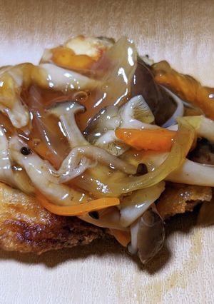 ブリの天ぷらのあんかけ-レシピのメイン写真