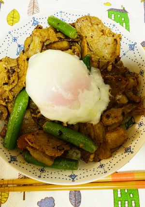 モレ(カカオ&チリ)の豚丼-レシピのメイン写真