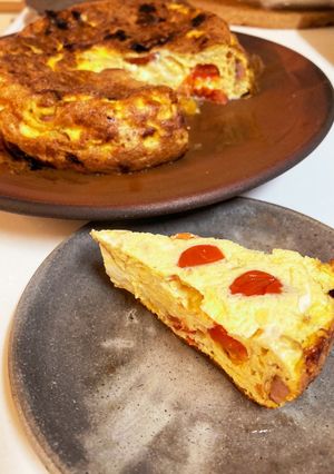 トマトのスパニッシュオムレツ-レシピのメイン写真