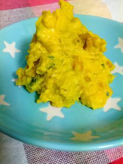 クリームチーズ入りかぼちゃサラダ-レシピのメイン写真
