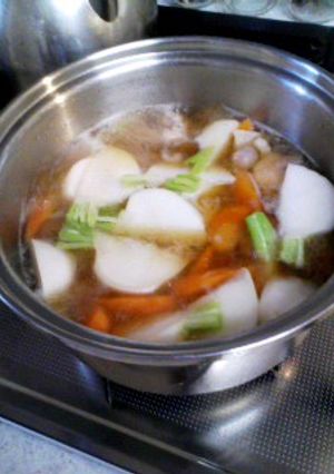 超簡単☆蕪と鶏肉の煮物-レシピのメイン写真