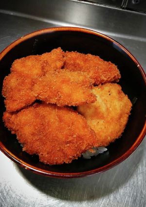 鶏モモ肉のソースかつ丼❨(@≧↺≦@)❩-レシピのメイン写真