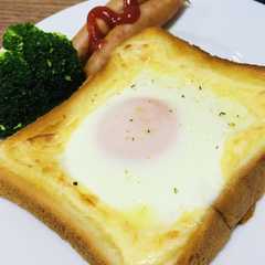 準備から５分で完成！目玉焼きトースト-レシピのメイン写真