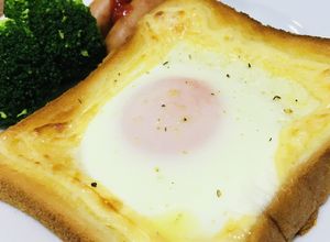 準備から５分で完成！目玉焼きトースト-レシピのメイン写真