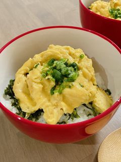 簡単朝ごはん☆ふわとろたまご丼-レシピのメイン写真