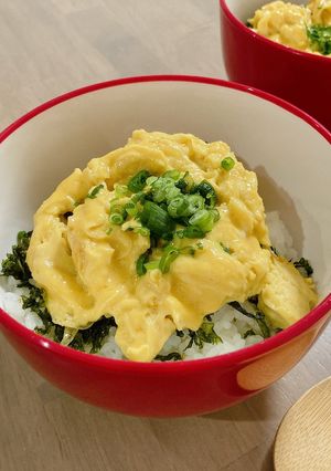 簡単朝ごはん☆ふわとろたまご丼-レシピのメイン写真