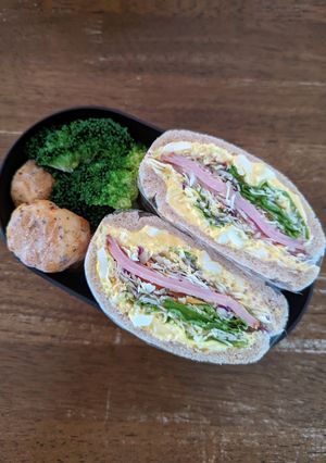 JK☆ボリュームサンドイッチ弁当♪-レシピのメイン写真