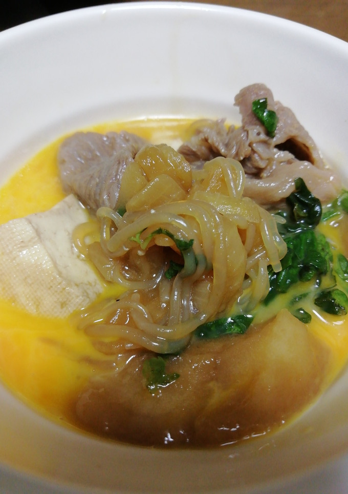 玉葱とお麸のすき焼き-レシピのメイン写真